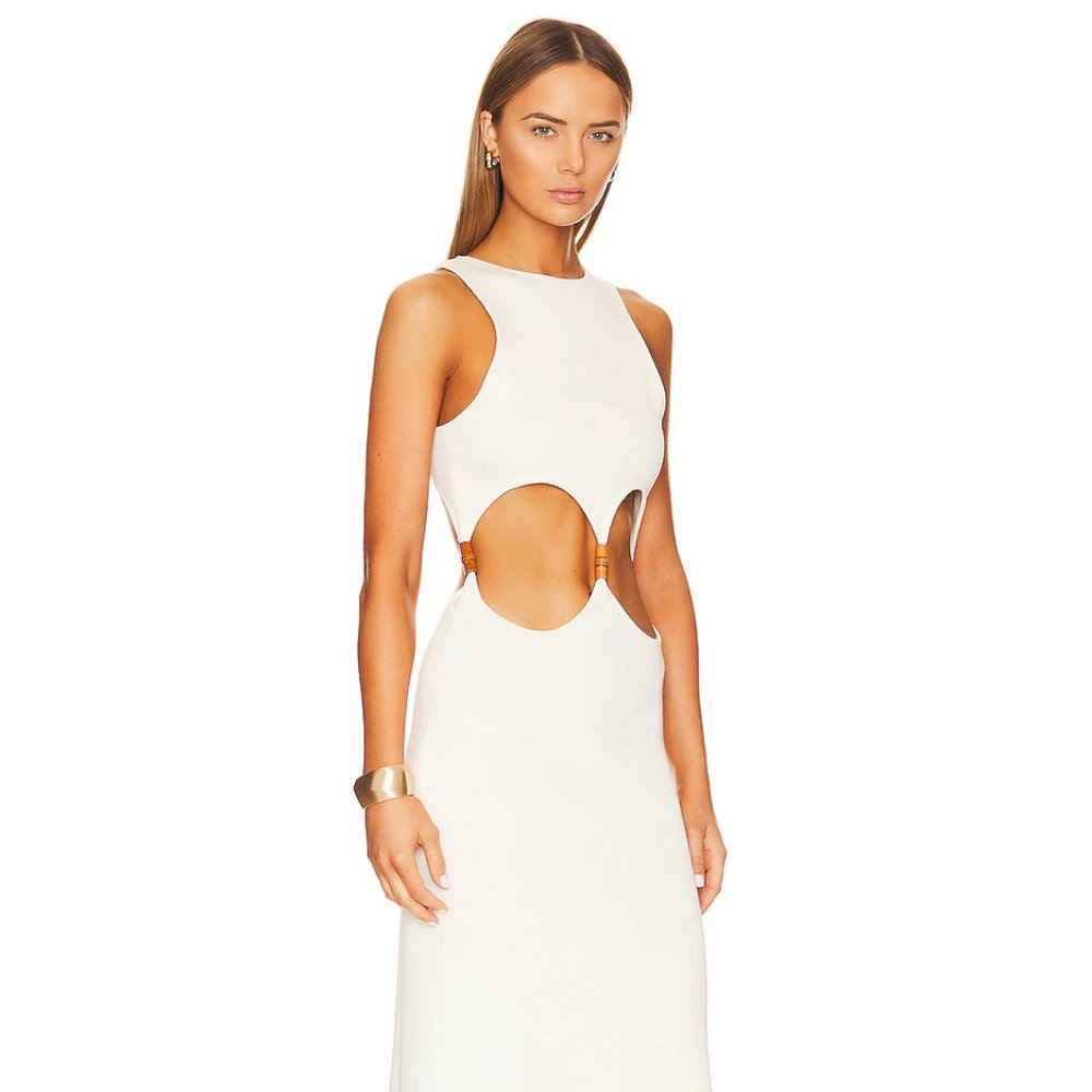 Savannah Morrow Palmera Dress in Ivory